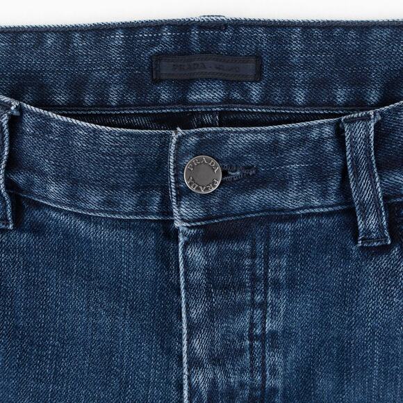 Prada Tight Fit Stretch Denim Jeans Men's 32 Blue - Picture 9 of 10